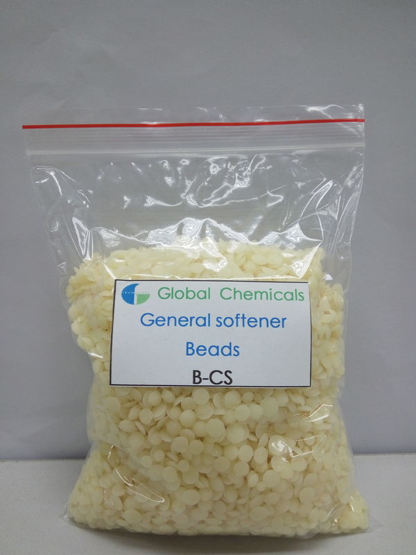 General Cold Water Soluble Softener Pale Yellow Beads B-CS For Washing Plants