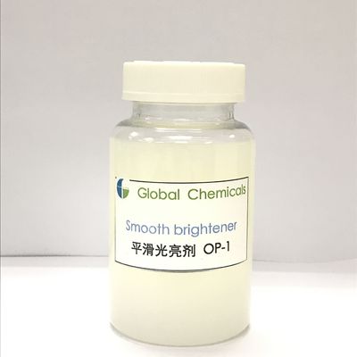 Chemicals Auxiliary Agent Smooth Brightener OP-1 Macro Oxosilane For Leather , Denim And Yarns