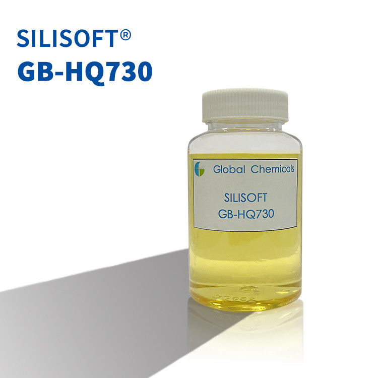 SILISOFT GB-HQ730 Silicone setoso utilizzato per la finitura liscia e morbida di fibre naturali, fibre sintetiche e loro miscele