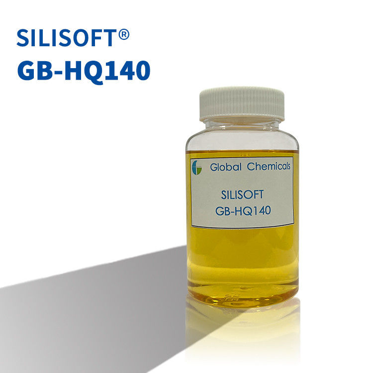 Ammorbiditore di silicone idrofilico a basso ingiallimento per tessuti di cotone SILISOFT GB-HQ140 con buona morbidezza e maniglia interna morbida