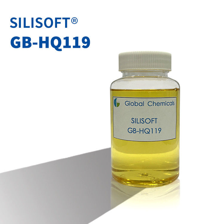 Silicone idrofilo ad alta concentrazione SILISOFT GB-HQ119 per la finitura delle manicotte di tessuti tessili da stampa di cotone e T/C
