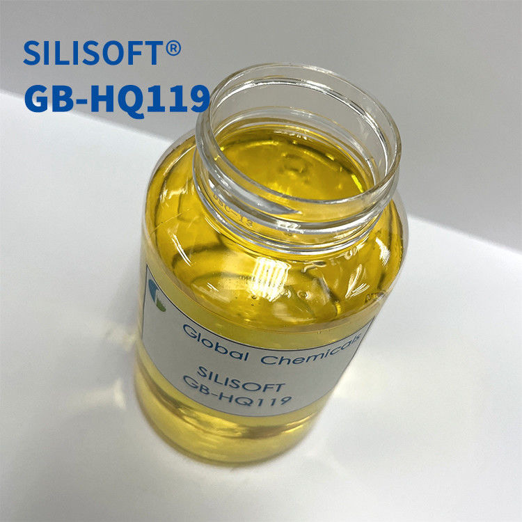 Silicone idrofilo ad alta concentrazione SILISOFT GB-HQ119 per la finitura delle manicotte di tessuti tessili da stampa di cotone e T/C