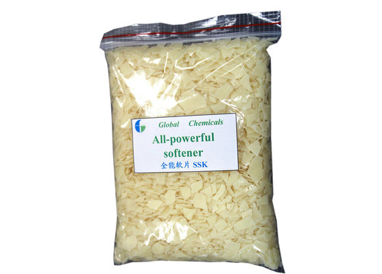 Solubile in acqua calda Tutti gli ammorbiditori potenti Flakes Low Yellowing / Low Foaming