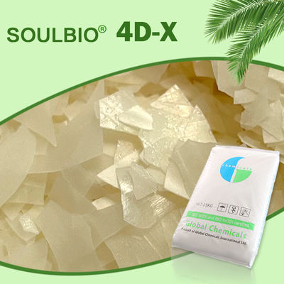 Fiocchi cationici deboli solubili in acqua caldi 4D - X dell'emolliente per la lavanderia Pale Yellow