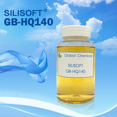 Emolliente idrofilo d'ingiallimento basso del silicone per il tessuto di cotone SILISOFT GB-HQ140