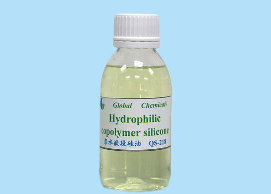 Copolomero di blocchi di silicone cationici molto deboli, giallo pallido / liquido trasparente