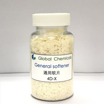 Solubile in acqua calda, debole addolcitore cationico, fiocchi 4D-X per il bucato, giallo pallido