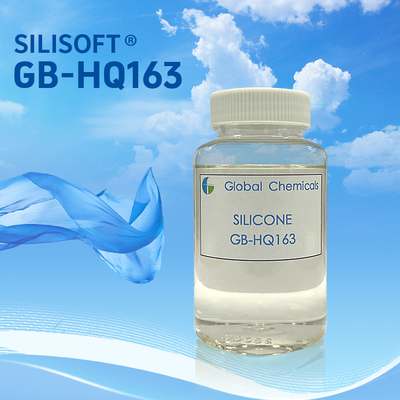 Silicone idrofilico delicato e morbido SILISOFT GB-HQ163 Ingiallimento molto basso, nessun effetto sulla bianchezza e sulla tonalità dei tessuti