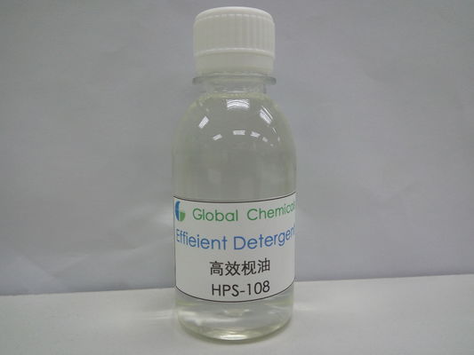 Agente ausiliario tessile ambientale detersivo efficiente HPS-108 liquido giallo trasparente