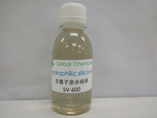 Silicone idrofilo non-onionico morbido e liscio SV-600 per la finitura T / C, Nylon