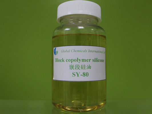 Olio di amino-siliconi cationico a blocco per ammorbidire il poliestere cotone o nylon