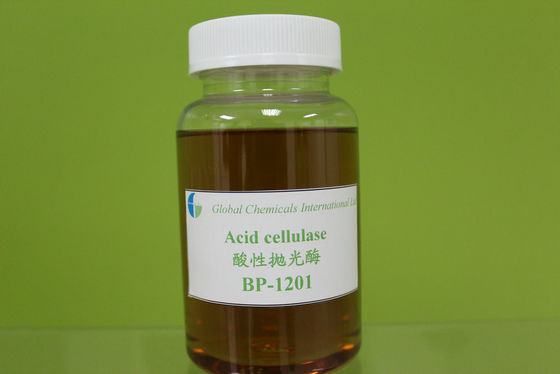 Enzima di bio-pulizia, cellulasi acide enzima liquida tessile per tessuti misti