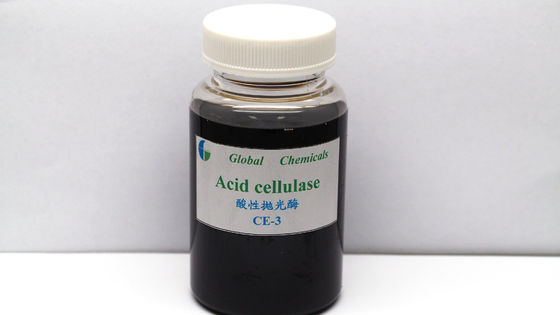 Enzimi tessili liquidi marroni Acid cellulase Enzima CE-3 con sostanze chimiche tessili