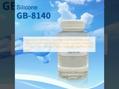 SILISOFT GB-8140, basso ingiallimento, autoemulsificante per il cotone, le fibre sintetiche (ad es. PET) e i loro tessuti miscelati, soprattutto per i tessuti da abbigliamento maschile
