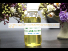 Liquido giallo pallido ad alta concentrazione Ammorbiditore cationico idrofilico PE-100