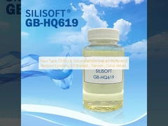 Nuovo tipo di silicone a blocchi che conferisce una finitura soffice e resistente a coperte, flannella, velluto di corallo.