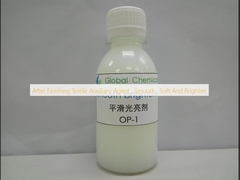 Agente ausiliario tessile, liscio, morbido e lucente.