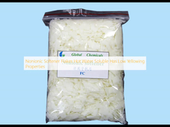 Nononionici ammorbiditori Flakes Acqua calda solubile ha basse proprietà di ingiallimento