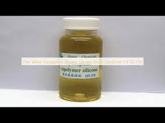 Olio di copolimero in silicone organico a blocco trasparente di colore giallo chiaro QS-318