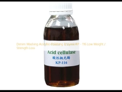 Denim Washing Acid Bio Polishing Enzyme KP - 116 Basso peso / perdita di resistenza
