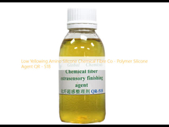 Fibra chimica di amino silicone a basso ingiallimento Co - polimero agente di silicone QR - 518