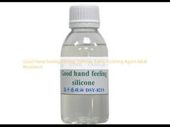 Buona sensazione della mano, addolcitore di silicone, finitura del tessuto, resistenza agli alcali
