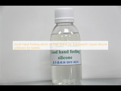 Olio di silicio pallido giallo o trasparente liquido addolcitori di silicone per tessuti