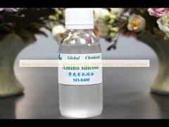 Olio di amino-silicone cationico debole serie SO-8400 per tessuti misti