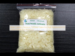 Flakes di ammorbidimento cationico / nononionico deboli per un elevato fabbisogno di colorazione, tonalità e bianchezza