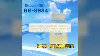Silisoft GB8984 Ammorbidente siliconico per tessuti morbidi e lisci
